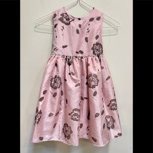 Pink Floral w/ Sparkle Party Dress by FRAIS